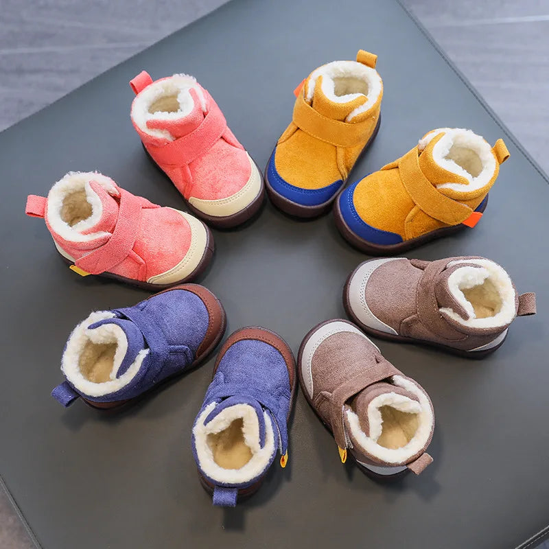 Bottines Bébé Antidérapantes - Douceur & Protection – Modèle Ancrage