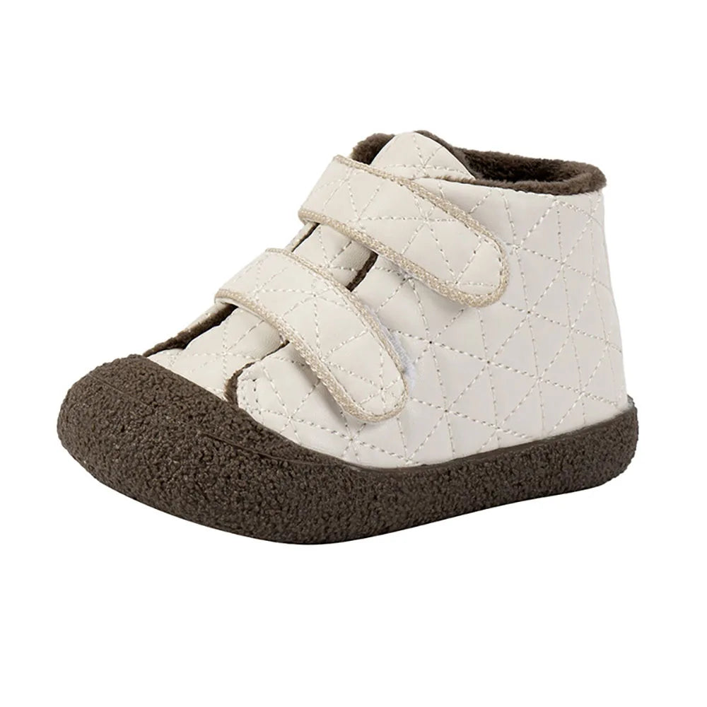 Bottines Bébé en Cuir – Chaudes, Légères & Antidérapantes– Modèle Chêne