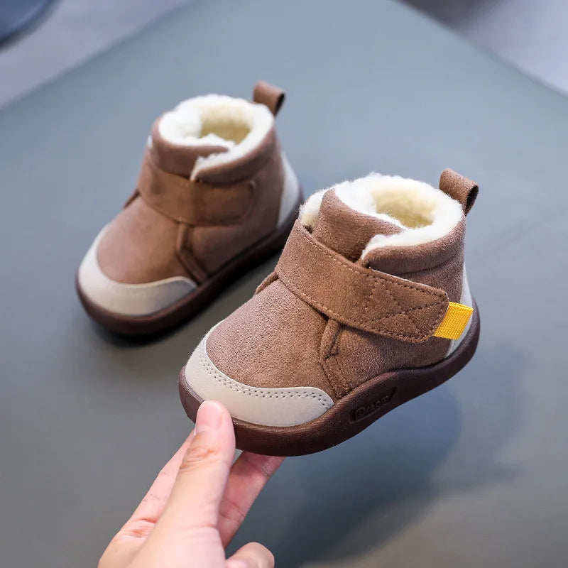 Bottines Bébé Antidérapantes - Douceur & Protection – Modèle Ancrage