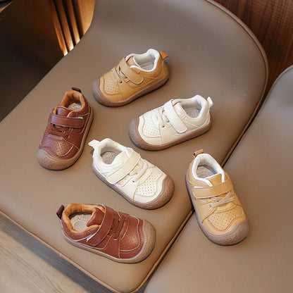 Baskets Premiers Pas – Souples, Confortables & Antidérapantes – Modèle Explorateur